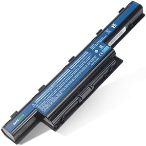 BATTREVO AS10D31 AS10D3E AS10D41 AS10D51 AS10D61 AS10D71 AS10D73 AS10D75 AS10D81 Batterie pour ordinateur portable Acer/eMachines/Packard Bell (6 cellules/10,8 V/5200 mAh/566) Blanc