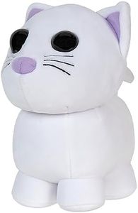 Adopt Me! Peluche de coleccionista - Snow Cat - Serie 2 - Peluche de estilización en el juego - Código virtual exclusivo incluido - Juguetes para niños con tu mascota favorita, a partir de 6 años