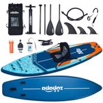 Zupapa 10'6 Stand up Paddle Board with Kayak Seat,Inflatable Paddleboards,Adjustable Paddle,Kayak Seat, Backpack,Waterproof Bag and Hand Pump,Repair Kit