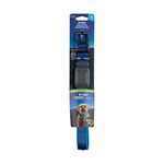 Nite Ize NiteDog Rechargeable LED Collar, USB Rechargeable Light Up Dog Collar w/Metal Buckle, Water Resistant, Small, Blue