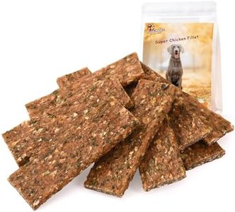 Pawmate Beef Sweet Potato Dog Treats, Healthy Dog Jerky Treats with Oats Taurine Long-Lasting Chewy Beef Strips Training Treats 10.58 oz