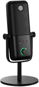 Elgato Wave:3 MK.2 – Premium USB Condenser Microphone for Streaming & Podcasting with Wave FX Processor, Onboard DSP, Clipguard 2.0, VST Inserts – Works on PC and Mac