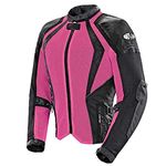 Joe Rocket Cleo Elite Women's Mesh Street Motorcycle Jacket - Pink / Medium