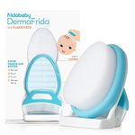 FridaBaby DermaFrida the FlakeFixer Cradle Cap Treatment System: 3-Step Cradle Cap Kit, Soothes Baby's Scalp, Prevents Dryness and Flakes, Sponge, Brush, and Comb + Storage Stand