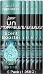 Lenor Unstoppables In-Wash Scent Boosters, Fresh Sensations, Non-Stop Freshness Up To 12 Weeks In Storage (245g x 6)