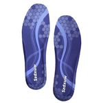 Szdxuw Comfort Memory Foam Insoles - Women Men Kids Cut to Insoles, Cushioning Super Soft Insole for Sports Shoes, Trainers, Sneakers, Walking Boots, Work Shoes Replacement Shoe Inserts Blue Women