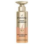 Pantene Grow Abundant Anti Hair Loss Shampoo 290ml for Stronger, Longer, Denser Hair in 8 Weeks, Strengthens Anchorage and Improves Hair Resilience, With 900mg Pro-Vitamin Complex & Niacinamide