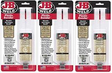J-B Weld 50133 Plastic Bonder Structural Adhesive Syringe - Dries Tan - 25 ml (3)