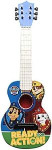 Paw Patrol 21" Kids Guitar Toy GT1-01371 | Inspired Design, Easy-to-Hold, Thin Frets and Low String, Traditional Acoustic Guitar Shape, Secret Stickers, Real Tuning Gears