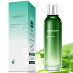 ALODERMA Aloe Brightening Skin Toner, 100ml, Made with 90% Pure Organic Aloe Juice, Brightening and Firming, Natural Nourishing Skin Care