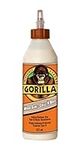 Gorilla Wood Glue, Indoor & Outdoor Carpentry Projects, Paintable, Sandable, Moisture Resistant, Clamping, Natural Color, 18oz/532mL, (Pack of 1), 6215230