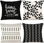 YCOLL Pillow Covers 18x18 Set of 4,