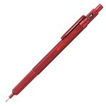 Rotring 600 Mechanical Pencil | HB 0.7 mm | Red All-Metal Body | Hexagonal Barrel