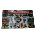 Horse Horses, Worldwide Stamps from Around The World, Collectable Set of 100 Postage Stamps! Souvenir / Speicher / Memoria! 100 Different Stamps! Timbre-Poste / Briefmarke / Francobollo / Sello de Correos!