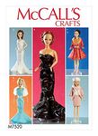 McCall's McCallâ‚¬â„¢s M7520 Gowns, Stole, Dresses, Coats and Hat for 11Ã‚½" Doll Sewing Pattern