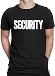 Men's Security Tee Front & Back (BB