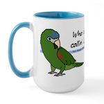 CafePress Hahn's Macaw Little Large Mug 15 oz (444 ml) Ceramic Coffee Mug