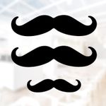 Sticky Bomb Mustache Decal Vinyl St