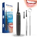 Plaque Remover for Teeth, Teeth Cleaner Tool Kit with 3 Modes,Portable Teeth Stain Remover Tool,No Need Water Flosser ith IPX6 Waterproof/LED