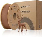 Official 3D Printer Filament Hyper PLA Filament, Creality High-Speed Printing, Durable and Resistant, Smooth, Overhang Permance Diional Accuracy +/-0.03mm, 2.2lbs/Spool, Brown