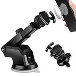 Car Mount Air Vent Cell Phone Holder Pop Cup Suction Car Mount for Collapsible Grip/Socket Mount Dashboard Desk Wall Bracket for GPS Navigation All Smartphones