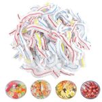 150 Pack Colorful food cover, Food Covers Plastic Stretch, Bowl Covers, Food Storage Covers Lids, Universal Elastic Stretch Polyethylene Bowl Lids Kitchen Supplies for Fruit/Vegetable/Meat/Food.