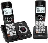 VTech EA5051 DECT Cordless Phone with Answering Machine,Nuisance Call Blocker, Volume Booster, Easy-to-Read Backlit Display, 18 Hours Talk-time, Handsfree Speakerphone, 2-Handset