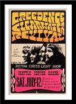 Tallenge - Creedence Clearwater Revival CCR-1969 Seattle-Music Concert Poster�-Large Poster Framed (Paper,18x24� inches, Multicolour)