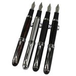 4 pcs in Gullor 250 fountain pen in 4 colours with original pen pouch and 5 colours ink cartridge set 4 color(E) + ink