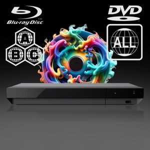 MULTIREGION Blu-ray Player for Sony UBP-X700 – Region A, B, C & DVD 1-8