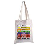 MBMSO Karate Tote Bag Keep Training until the Belt Turns Black Tote Bag Karate Gifts Taekwondo Gifts Martial Arts Gifts (Karate TB), Karate Tb, Medium