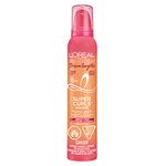 L'Oreal Paris Dream Lengths Super Curls Mousse, For Long Wavy Curly Hair With Castor Oil, Hold and Definition, 200ml