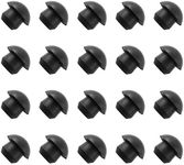 WHYHKJ 20pcs Floor Jack Oil Reservoir Rubber Filler Plug Waterproof Moisture-proof Horizontal Jack Bung for Oil Reservoir Filler Hole, 8mm, Black