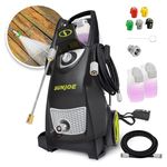 Sun Joe SPX3000 14.5-Amp 2030 PSI Max 1.76 GPM Max Electric High-Pressure Washer w/ 5 Quick-Connect Tips, Detergent Tanks, Cleans Cars, Fences, Patios, Decks, Sidewalks, 15.6 x 13.5 x 33.9