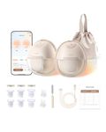 eufy Security Breast Pump Series S1, Hands-Free Electric Breast Pump with Heating Tech, App Control, Personalized Smart Rhythm, Hospital Grade Suction, Portable, Discreet, Leak-Proof & Ultra-Quiet