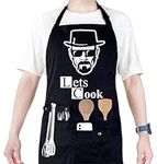 Funny Cooking Chef Apron for Men wi