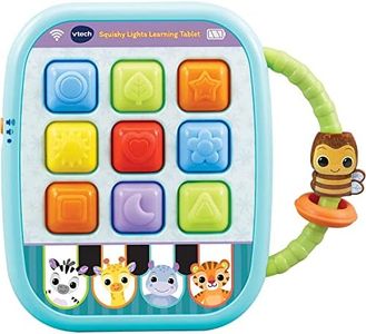 VTech Baby Squishy Lights Learning Tablet, Sensory Toy with Lights, Colours & Sounds, for Boys & Girls 6, 12, 24 + months, English Version