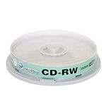 10 Pack Smartbuy CD-RW 1-12X 700MB/
