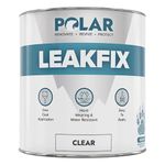 Polar Leak Seal Paint - 500ml, Clear - Waterproof Roof Sealant for Leaks & Cracks - Seals and Protects Roofs, Gutters, & Drainpipes from UV Damage - Easy One Coat Application