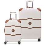 DELSEY Paris Chatelet Air 2.0 Hardside Luggage with Spinner Wheels, Angora, 2 Piece Set 20/28, Chatelet Air 2.0 Hardside Luggage with Spinner Wheels