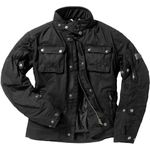 Black Pendle Wax Motorcycle Jacket L Black