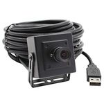 ELP 2MP Webcam 1/3 CMOS Camera Box USB 2.0 Mini Size Wide Angle Web Camera HD 1080P with 3.6 mm Lens USBFHD04H-BL36