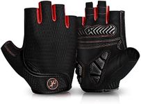 MOREOK-Cycling Gloves Bike Gloves for Men/Women-[5MM Gel Pad] Biking Gloves DEEP Balck-S