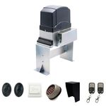 ALEKO Automatic Sliding Gate Opener w/Accessories Kit | Electric Driveway Gate Opener | Chain Operated Remote Control AC Motor| Security Gate Opener AC2700 |(AC2700ACC)