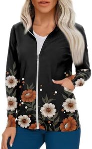 Scrubs for Women Set Scrub Jackets for Woman Scrub Jackets for Women Zip Up Long Sleeve Scrub Tops Women Nurse Jackets for Women Scrub Womens Scrub Jacket Scrubs Jacket for Women Black 5XL