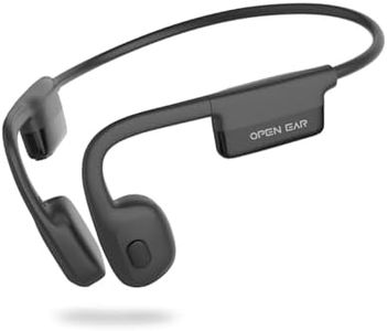 SANOTO Casque Conduction Osseuse Bluetooth 5.3, Conduction Osseuse avec 8 H D'Autonomie, Casque Bluetooth sans Fil avec Double Microphone, Ecouteur Conduction Osseuse Étanche IPX6, pour Le Jogging