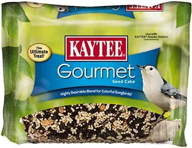 Kaytee Wild Bird Gourmet Seed Cake For Cardinals, Chickadees, Juncos, Titmice, Woodpeckers and More, 2 Pounds