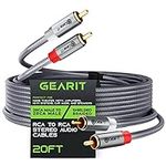 GearIT RCA Cable (20FT) 2RCA Male t