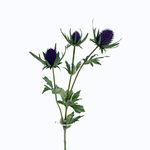 FloristryWarehouse Artificial Thistle Spray Artificial 66cm Purple