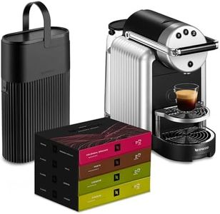 Nespresso Professional Starterset | Zenius Kaffeemaschine für B2B Kaffeekapseln + Recyclingbehälter + Kaffee Set aus 200 Kaffeekapseln